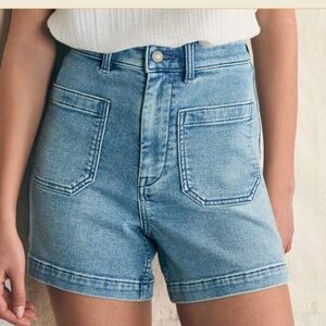 Faherty Stretch Terry Patch Pocket Short Size 29